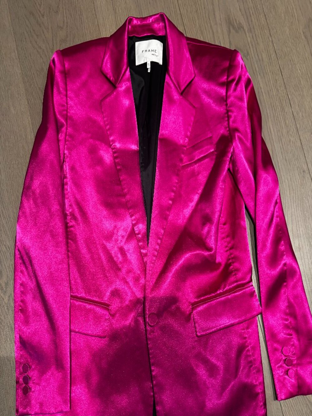 FRAME oversized fuschia blazer